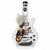 Roko muzikos Gitaros formos stiklinis grafinas Billy Gibbons Kolekcinė viskio butelis namų baro vitrinai white