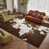 Leopardo rašto kilimas neslystantis gyvūno rašto svetainės kilimas retro laukinis gepardo rašto bohemiškas modernus kilimėlis miegamojo biuro 80x120cm-Felt
