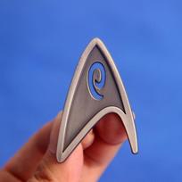 European and American Film & TV Star Trek Brooch gray