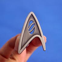 European and American Film & TV Star Trek Brooch gray
