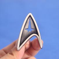European and American Film & TV Star Trek Brooch gray