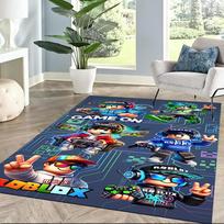 Roblox 14 Floor Mat Suitable for Playrooms Foyer Living Rooms Hallway Anti-slip Rug Decorate Offices Perfect Birthday/Christmas Gift Idea 80cmx120cm
