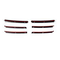 For VW Passat B8 Front Grille Chrome Plated 2015 2016 2017 2018 2019 Variant Chrome Plated Decoration Strip On She Front Grille 6PCS
