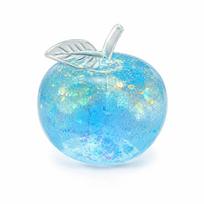 Glitter Apple Slushie Stress Ball Squishy Toy Crunchy Moldable Non-Bounce Sensory Fidget Toy Medium Grip Strength Training Gift white