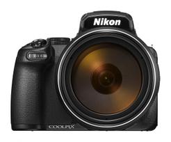 Nikon COOLPIX P1000 skaitmeninis fotoaparatas, juodas - 125x optinis priartinimas, atitinka 3000 mm, 16 MP, 4K UHD vaizdo įrašas, elektroninis vaizdo ieškiklis juoda