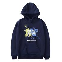 Splatoon 3 Hoodies Anime Grafiti Šaudymo Žaidimo Spaudinys Unisex Moteriški Madingi Per dideli Džemperiai Hoodie Unisex Megztiniai Sportiniai Kostiumai M black