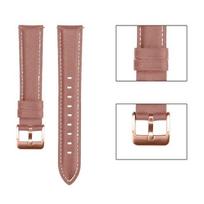 22 mm 20 mm odinė apyrankė skirta Samsung Galaxy Watch 3 41 mm 45 mm apyrankė Active 2 / Watch 4 Watch5 Watch6 pakaitinis dirželis Galaxy Watch3 41mm rožinė