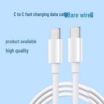 PD65W Greitas įkroviklis su 4 USB ir 2 C tipo prievadais, Suderinamas su Apple ir Huawei telefonais. Double Type-C 1m Cable [iPhone15-17]