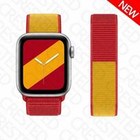 Dirželis Apple Watch apyrankei 44mm 40mm iWatch 42mm 38mm Išmanusis laikrodis Tarptautinė nailono kilpa Sportinė apyrankė Apple Watch 3 4 5 SE 6 42mm-44mm orange