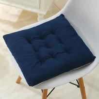 Ypač storas purus aksominis pagalvėlės įdėklas ilgam sėdėjimui - didelis apvalus kėdės arba grindų kilimėlis 30x30cm gray