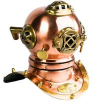 Žalvario Vario Nardymo Šalmo Replika Jūrinis Steampunk Dekoras beige