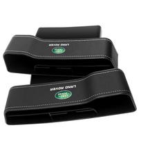 2 vnt. automobilio sėdynės organizatorius, daiktadėžė tarpui, tarpas, plyšys, automobilio priedai Land Rover Discovery Range Rover Evpque Defender Automobilio akinių dėklas Rover L322 L405 2pcs juoda