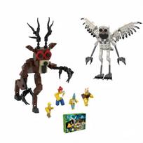 LIMANTY Briedžio konstravimo kaladėlės, 99 Miško Naktys, Roblox lėlė, Roblox Briedžio žaislas, Kalėdos, Gimtadienio dovana (Pakuotėje 6 vnt) black