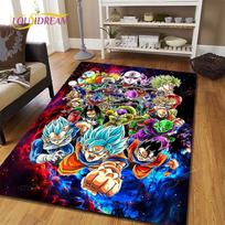 Anime Dragon Ball Goku Vaikų žaidimų kilimas Vaikų žaidimų grindų kilimėlis Animacinis 3D raštas Svetainės dekoratyvinis kilimas 40cm x 60cm