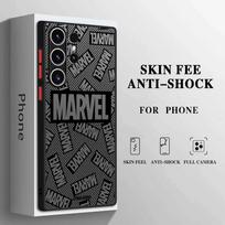 Marvel superhero logo Case for Samsung Galaxy S22 S24 Plus S23 Ultra S23 FE S20 FE S21 S9 S10 Plus Back Silicone Cover Soft for Galaxy S22 Ultra