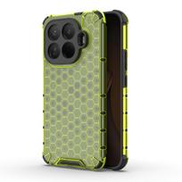 Korio formos hibridinis karinis oro pagalvės smūgiams atsparus dėklas Xiaomi 15 15T 14 14T Pro Ultra, permatomas, šilumos išsklaidantis, kietas galinis dangtelis Xiaomi 15T Pro black