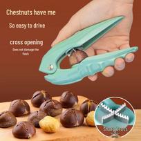 Stainless Steel Walnut & Hazelnut Cracker: Labor-Saving, Multi-Functional Thickened Pliers for Easy Nut Peeling. white