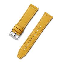 Leather 22mm 20mm Strap for HUAWEI Watch GT 5/4 46mm Watch 4 Pro GT3 GT2 Pro 42mm Bud Band Watchbands Soft Replacement Wristband 22mm universal geltona
