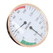 Sauna Temperature Humidity Meter Professional Wall Mounted High Accuracy Hygrometer Thermometer for Indoor Outdoor beige
