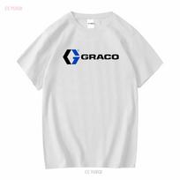 GRACO Gipskartonio Glaisto Purškimo Pistoletas T-shirt Dydis S iki 5XL vintage Skalbtas Patogus Streetwear Stilingas Šiek tiek Minkštas homme 3XL white