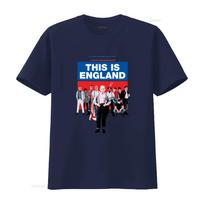 Vintažinis Šis yra Anglija Britų Filmas Marškinėliai Skinhead Chuliganas Retro Filmo Įkvėptas vintažinis Išskalbtas Stilingas Šiek tiek M blue