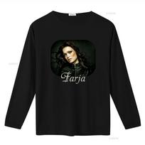 Nightwish Tarja Turunen Roko Stiliaus Marškinėliai Vyrams Visų Dydžių S M L XL 234XL B416 vintage Skalbti Laisvalaikio Šiek tiek M black