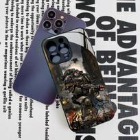 W-Warhammerss 40k žaidimo telefono dėklas, skirtas iPhone 15 14 12 11 13 Pro Max Mini 8 X Xr Xs Puls, juodas stiklinis dangtelis iPhone SE2020