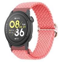 20mm 22mm Soft Nylon Braided Strap For COROS APEX 4/PACE 4/3/2 CMF Watch 3/2/1 Pro Breathable Bracelet Suunto Race 2/S Watchband COROS PACE 4-3-Pro rožinė