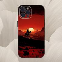 Žaidimo R-RdR2-RS dėklas telefonui iPhone 16, SE4, 15, 14, 13, 12, 11, Pro, X, XS, Max, XR, Plus, Mini, minkštas juodas dangtelis iPhone11 red