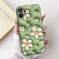 For Nothing Phone 1 dėklas Silikoninis Mielas Animacinis Katukas Prabangios Gėlės Atsparus Smūgiams Telefono Dėklas For Nothing Phone One Galinis Dangtelis Funda Nothing Phone 1