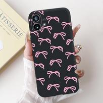 For Nothing Phone 1 dėklas Silikoninis Mielas Animacinis Katukas Prabangios Gėlės Atsparus Smūgiams Telefono Dėklas For Nothing Phone One Galinis Dangtelis Funda Nothing Phone 1 gray