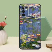 Claude Monet Tapyba Samsung Galaxy A16 A55 A35 A15 A32 A12 A22 A52 A54 A34 A14 A56 A36 A26 A13 A53 A06 dėklui Samsung A72 gray