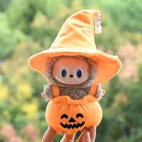 Labubu I Ii Dolls Cool Clothes Halloween Pumpkin Accessories With Hat Korea Kpop Exo Clothing Plush Doll'S Clothes Diy Gift Items no doll orange