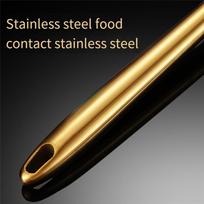 Practical-Stainless Steel Potato Masher Household Potato Press Manual Multifunctional Masher Masher beige