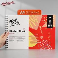 Mont Marte 30-Sheet Thick Sketchbook red
