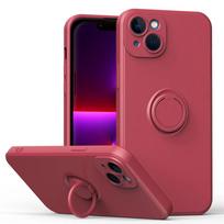 Naujas laikiklis žiedui Magnetinis skysto silikono dėklas iPhone 16 15 11 12 13 14 Pro Max Plus 12 13 Mini X XS XR 6 6S 7 8 Plus dėklas For iPhone 14