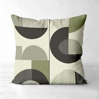 Modernūs geometrinio rašto dekoratyvinės pagalvės, pagalvės užvalkalai iš poliesterio, dekoratyvinės pagalvės sofai, galvūgalio pagalvės Linen 60*60(CM)-1Pcs