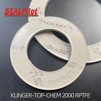 Klinger Top-Chem 2000 RPTFE Modified PTFE Gasket Sheet Palm-sized material sample