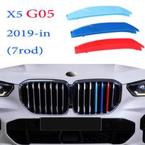 3vnt Automobilių grotelių apdailos juostelė BMW X1 X2 X3 X4 X5 X6 X7 E84 F48 F49 F39 E83 F25 G01 F26 G02 E70 F15 E53 G05 E71 E72 F16 G06 G07