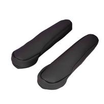 2pcs Seat Armrest Cover Leather Car Interior Accessories Replacement for Odyssey 2004‑2014Black black