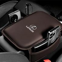 2026 Hot Interior Stickers For Lexus GX470 CT200H IS300H IS200 IS250 RX350 GX460 NX200 GS430 RX300 Car Armrest Box Pad Leather A WA1 oranžinė