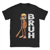 John Pork Tung Tung Tung Sahur Unisex Unisexs T Shirts  Funny Tees Short Sleeve Round Neck Tshirt 100 Cotton 6xl Tops 2XL white