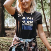 Sisu Suomiškas Suomijos Pasididžiavimas ryžtas sunkus darbas Šiaurės pasididžiavimas paveldas dovana iki 30 Unisex Džersio trumpomis rankovėmis marškinėliai T ir vaikiški marškinėliai Tee 130 white
