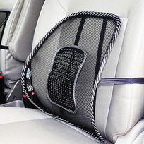 Automobilinės sėdynės kėdės nugaros pagalvėlė tinklelis juosmens nugaros įtvaras Automobilio sėdynės kėdės pagalvėlė masažinė nugaros pagalvėlė pagalvėlė Pagalba Namų biuras With massage beads China gray
