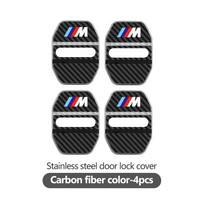 Nerūdijančio plieno automobilio durų užrakto sagtelės apdailos dangtelio apsauga Rūdyjimo priedai BMW M 1 3 4 5 6 7 serijoms X1 X3 X4 X5 G20 G38 F48 E36 black