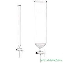 Glass PTFE Plug Chromatography Column