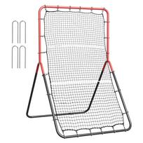 VEVOR Baseball And Softball Rebounder Net, 3 x 4.5 ft PitchBack Baseball Pitching Nest, 3-Way Baseball, Softball Pitchback Net, Fielding Trainer 92 x 139 x 116 cm