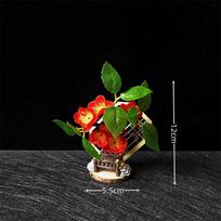 Sashime sashimi plate decoration Sushi Decorative Flower Japanese style simulation flower Lotus Decoration bento accessories-C