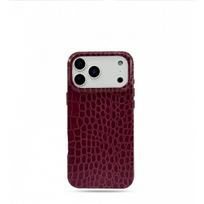 Prabangus natūralios odos viskas viename smūgiams atsparus dėklas su magnetiniu užsegimu IPhone 18 Pro Max 17 iPhone 17 Pro Max