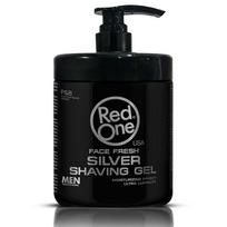 Redone Silver Shaving Gel 1000ml Men's Professional Barber Grade Cooling Clear Formula Smooth Glide for a Close Shaving Moisturizing and black